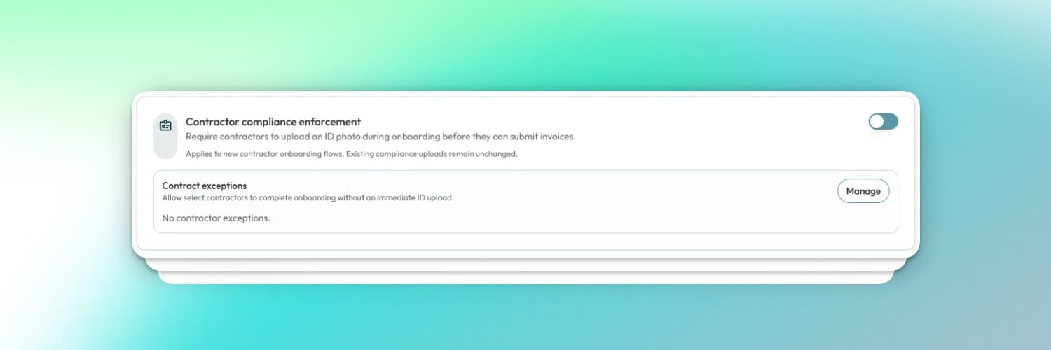 Compliance override workflow